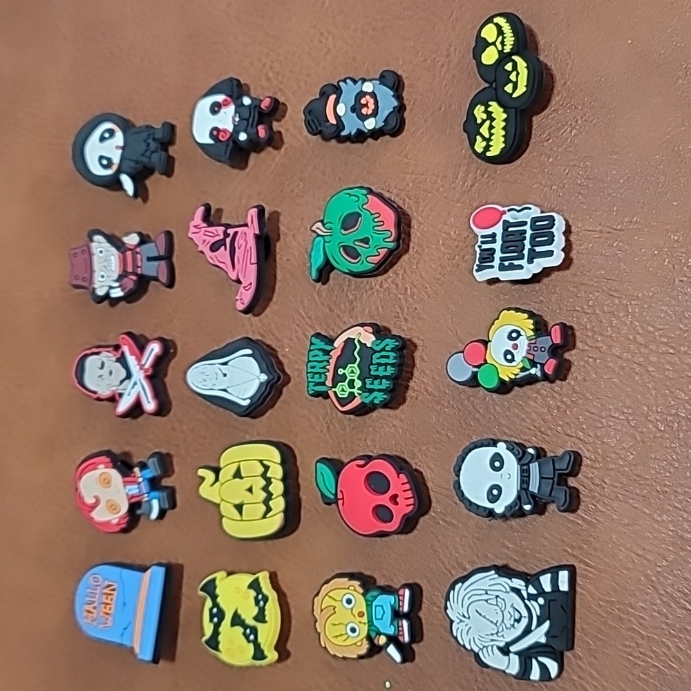 Halloween Horror Shoe Croc Charms Set